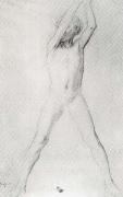 Edgar Degas Study for the youth with Arms upraised china oil painting artist